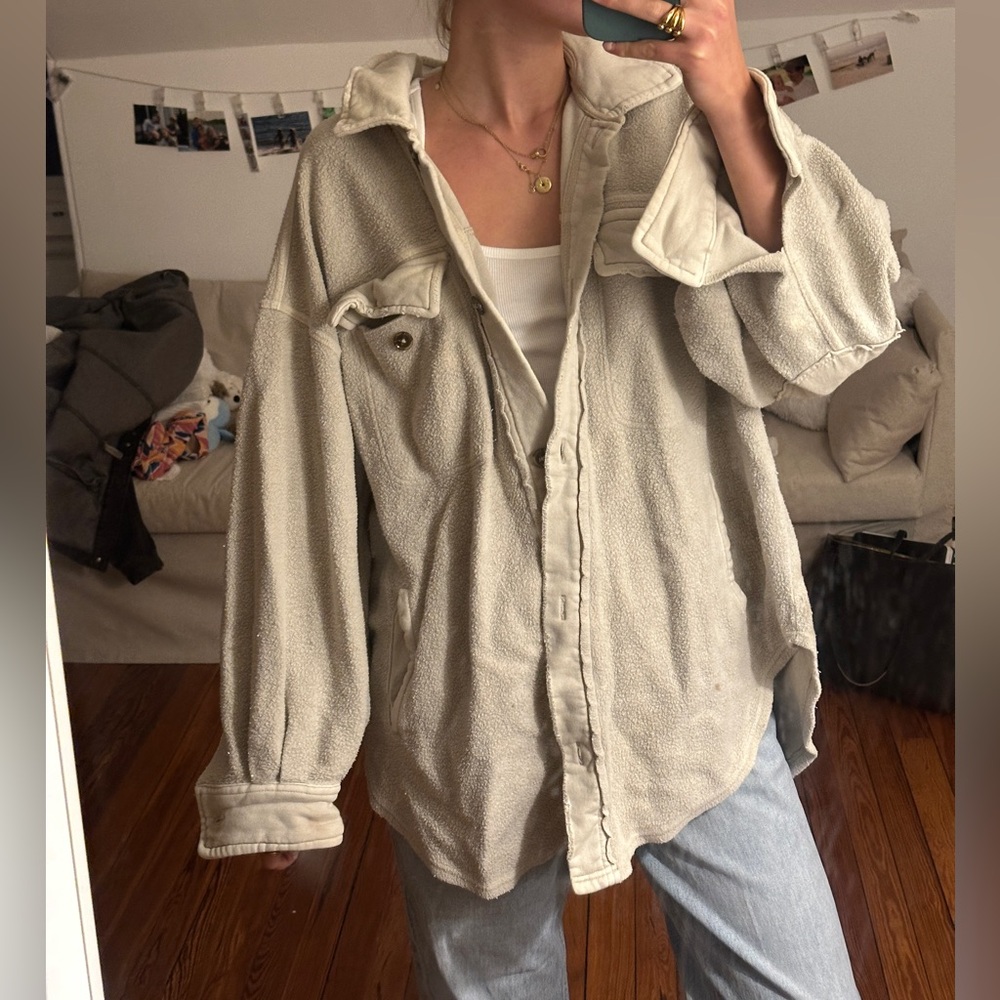 Oversized Free People comfy jacket